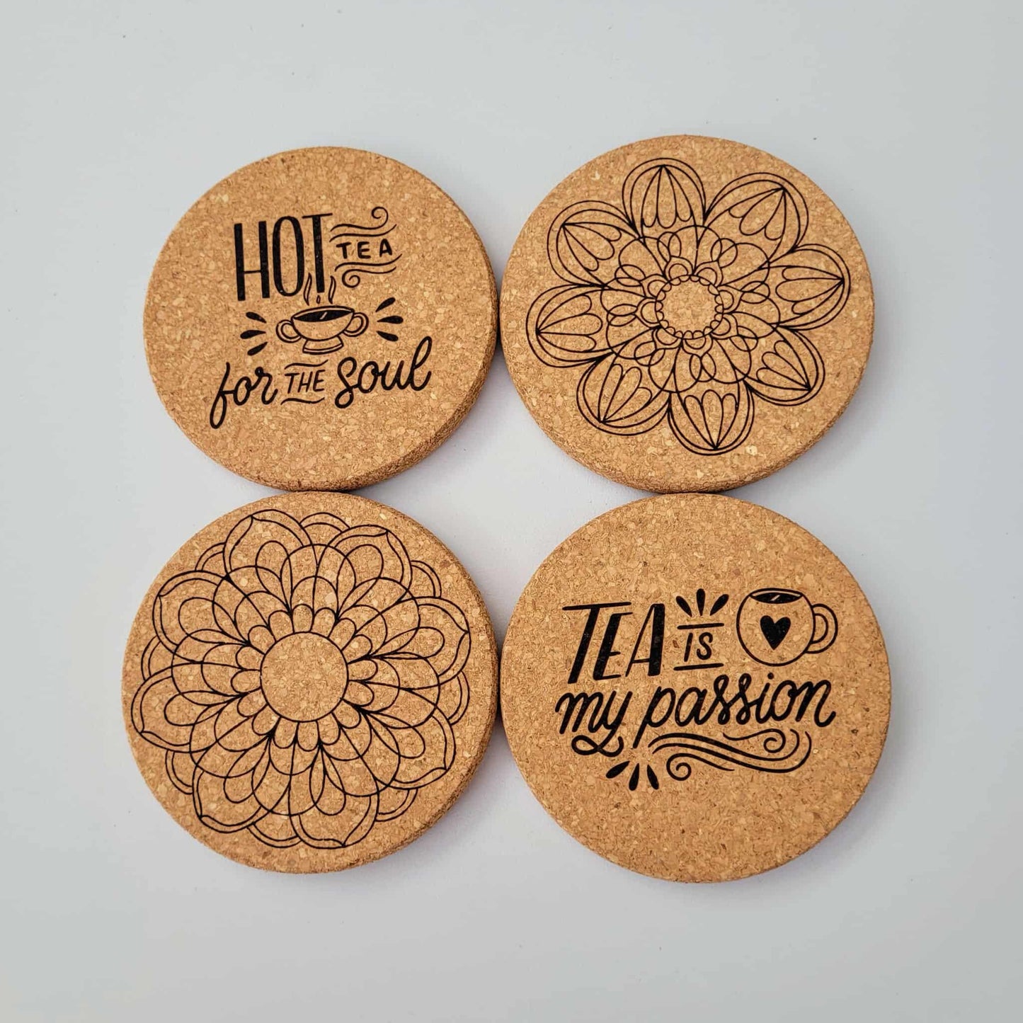 Limited Edition - Mixed Set – Mandala & Tea Combo (4-Pack)